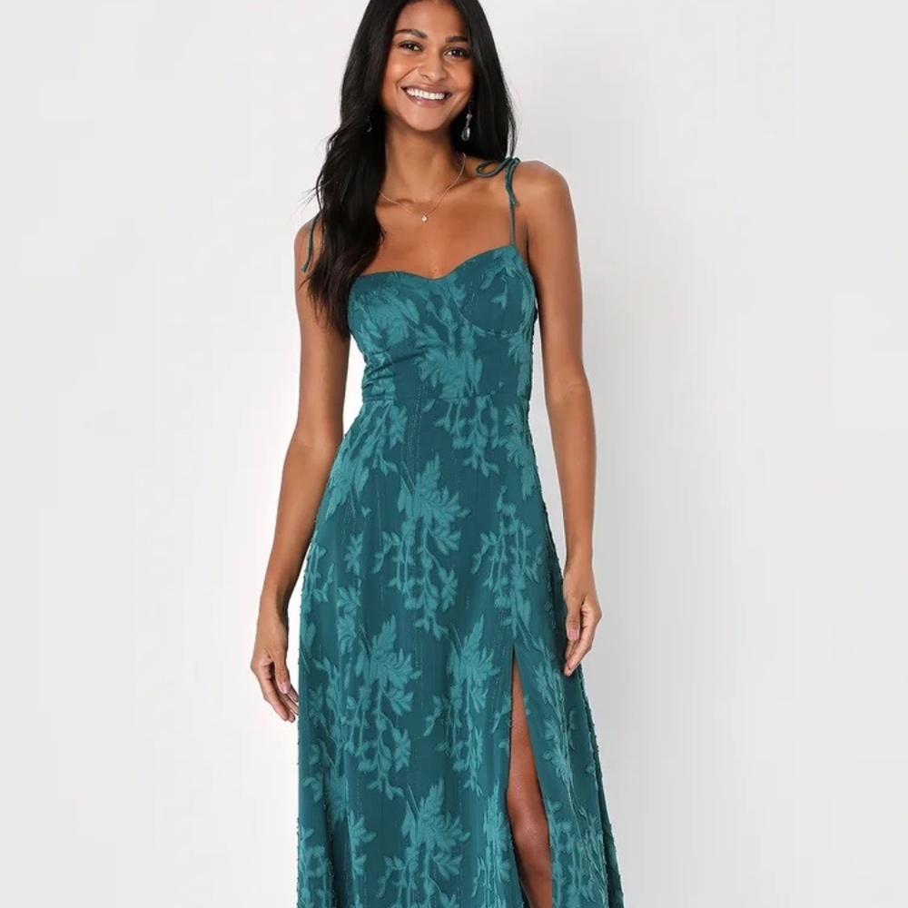 Lulus Tie-Strap Midi Dress